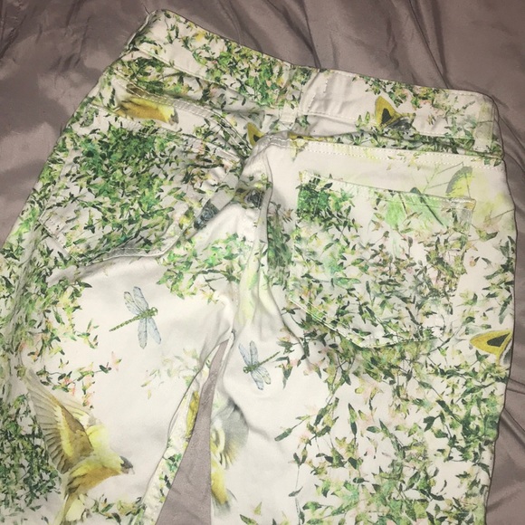 TED BAKER " Pannah Dancing Leaves" Pants - Picture 3 of 5